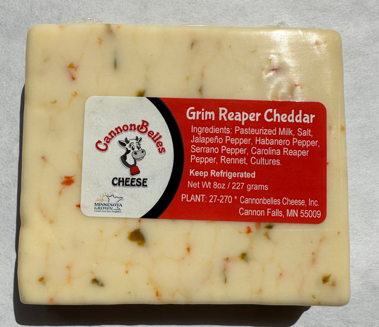 Grim Reaper Cheddar - 1/2 pound